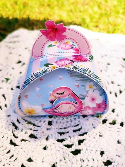 Porta Bem Casado Flamingo