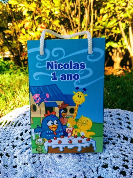 Sacolinha Galinha Pintadinha