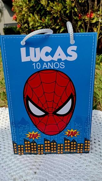 Sacolinha Homem Aranha