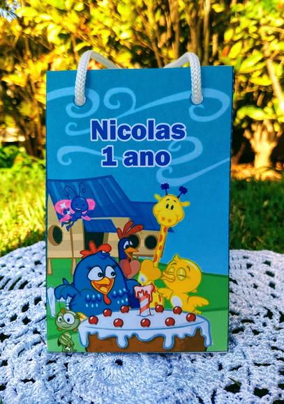 Sacolinha Galinha Pintadinha