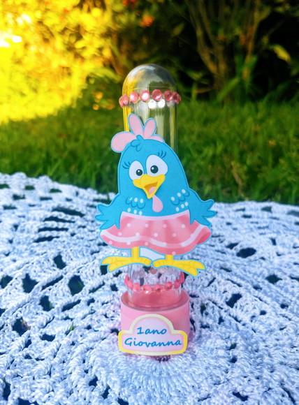 Tubete Personalizado Galinha Pintadinha