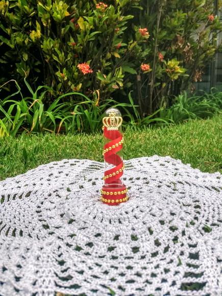 Tubete Vermelho e Dourado Realeza
