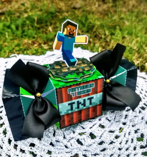 Caixa Bala Minecraft