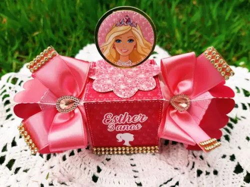 Caixa Bala Personalizada Barbie