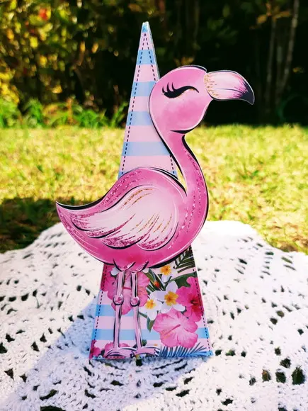 Caixa Cone Flamingo