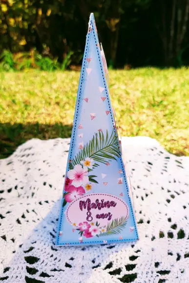 Caixa Cone Flamingo
