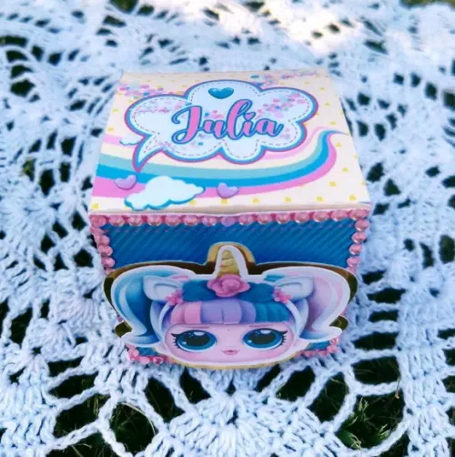 Caixa Cubo Personalizada LOL Surprise