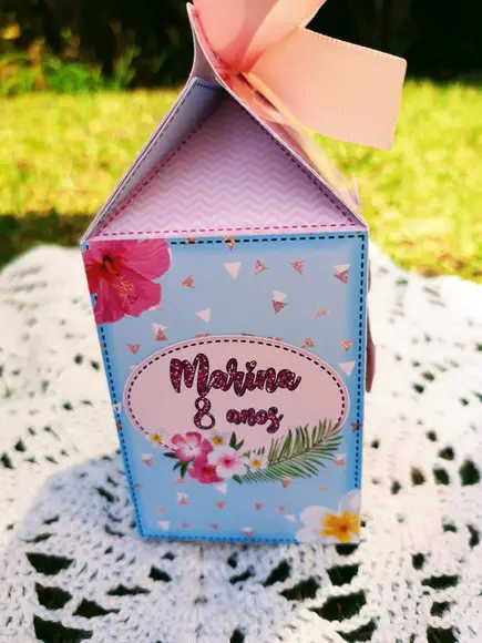 Caixa Milk Flamingo