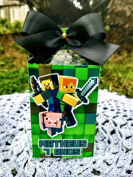 Caixa Milk Minecraft
