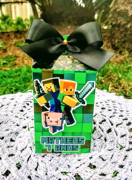 Caixa Milk Minecraft