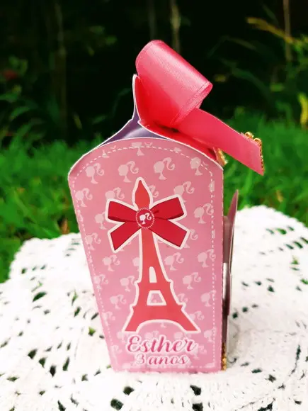 Caixa Milk Personalizada Barbie