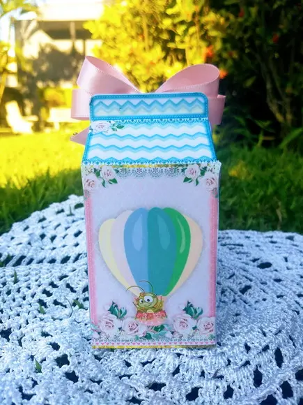 Caixa milk personalizada galinha pintadinha