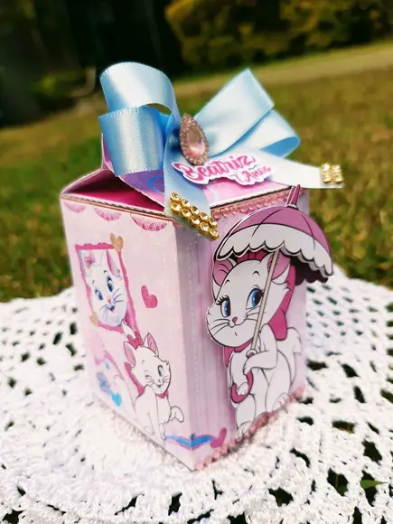 Caixa milk personalizada Gata Marie