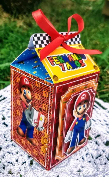 Caixa Milk Super Mario