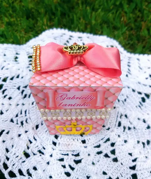 Caixa Sushi Personalizada Princesa Realeza