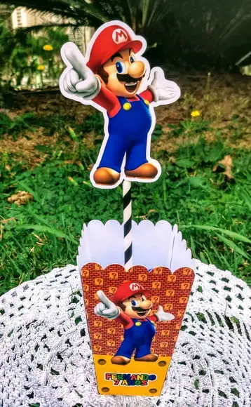 Centro de Mesa Super Mario