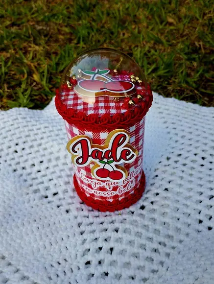 Cofre Personalizado Luxo Cereja