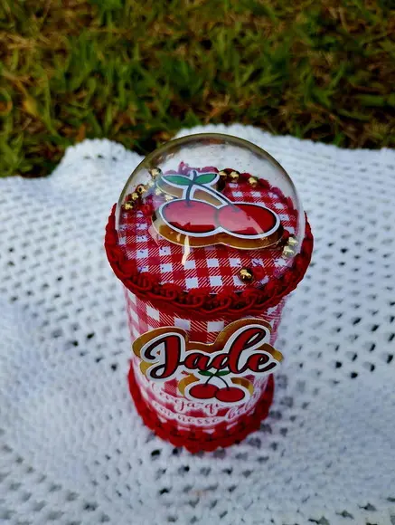 Cofre Personalizado Luxo Cereja
