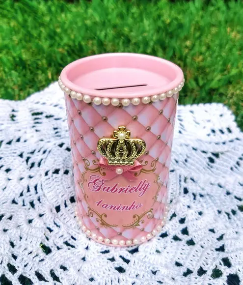 Cofrinho Luxo Princesa Realeza