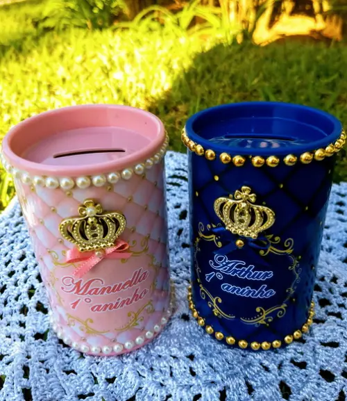 Cofrinho Realeza Personalizada