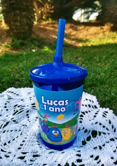 Copo Shake Galinha Pintadinha