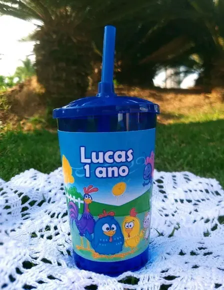 Copo Shake Galinha Pintadinha