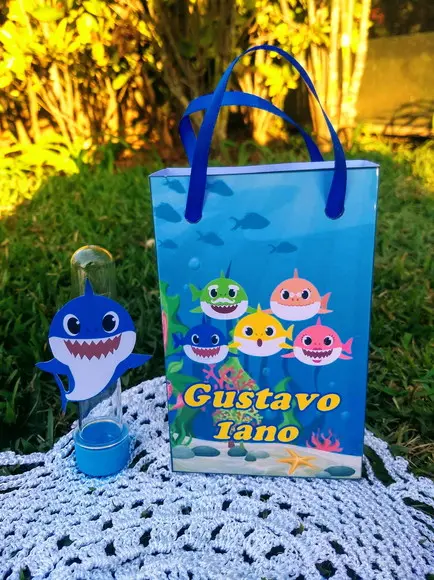 kit lembrancinhas baby shark