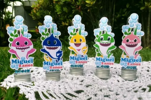Kit Lembrancinhas Baby Shark Menino