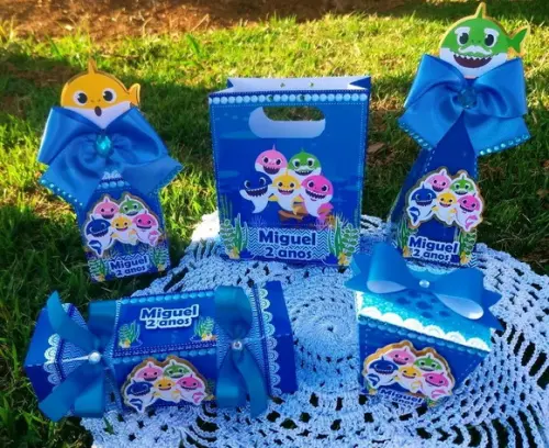 Kit Lembrancinhas Luxo Baby Shark
