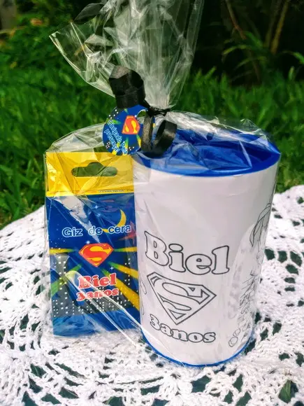 Lembrancinha para Colorir Superman