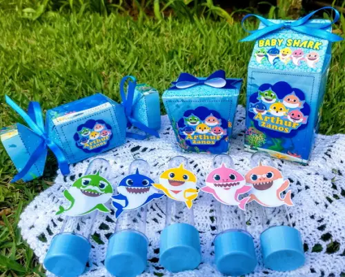 Lembrancinhas 3D Baby Shark