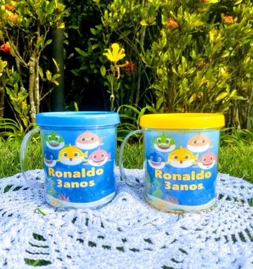 Lembrancinhas Caneca Baby Shark
