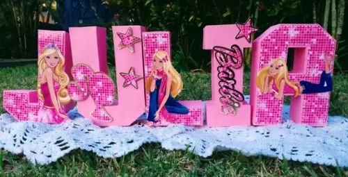 Letras Decorativas Barbie