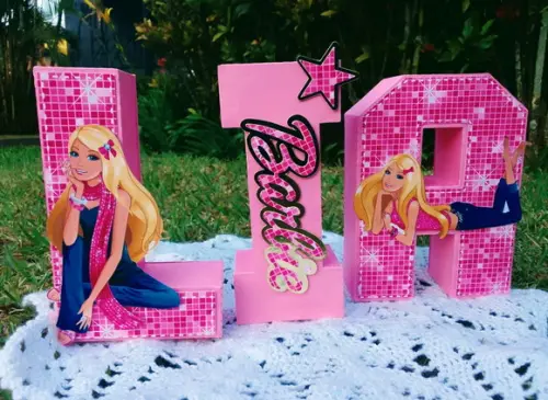 Letras Decorativas Barbie