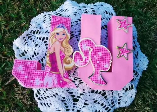 Letras Decorativas Barbie