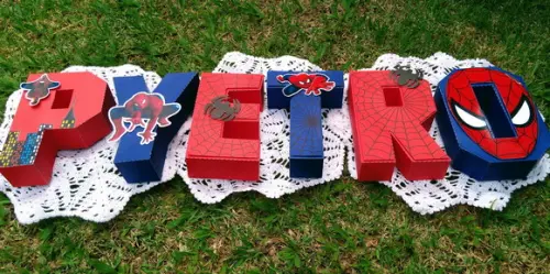 Letras Papel 3d