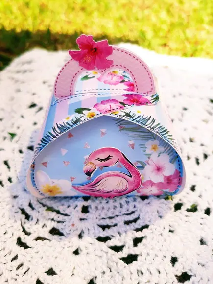 Porta Bem Casado Flamingo