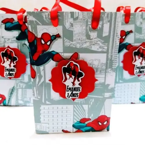 Sacola Homem Aranha