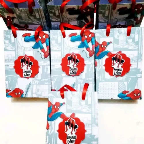 Sacola Homem Aranha