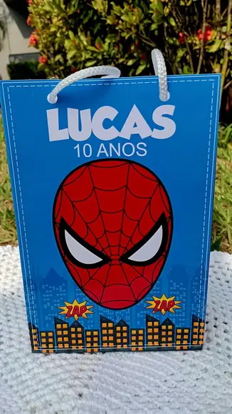 Sacolinha Homem Aranha