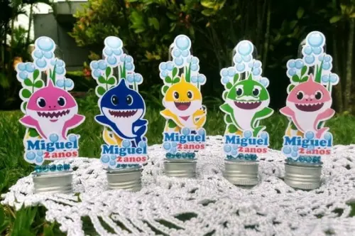 Tubete Personalizado Baby Shark
