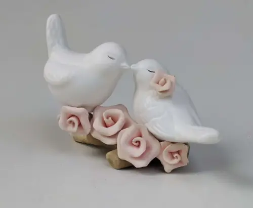 Topo de Bolo passarinhos, pombinhos para casamento