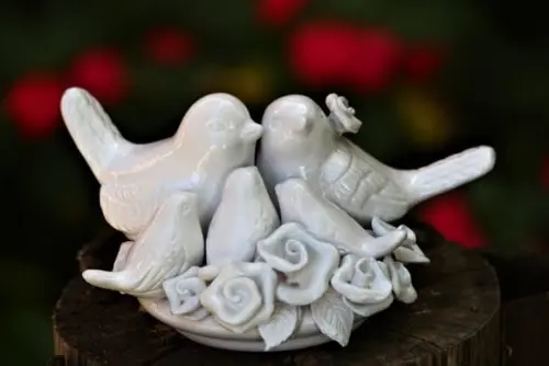 Topo De Bolo Pombinhos De Casamento Com 3 Filhotes