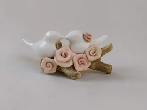 Topo de Bolo Passarinhos no galho