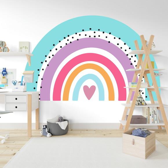 Adesivo Parede Arco Íris Rainbow Colors 150x90cm