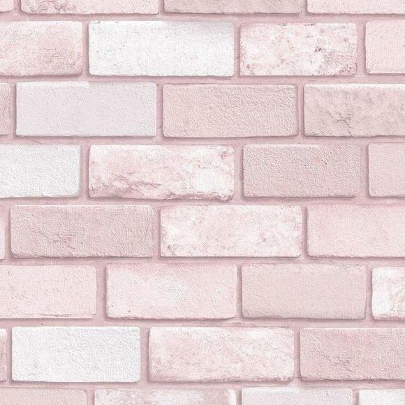 Papel de parede Tijolinho Barro Rose 3 metros