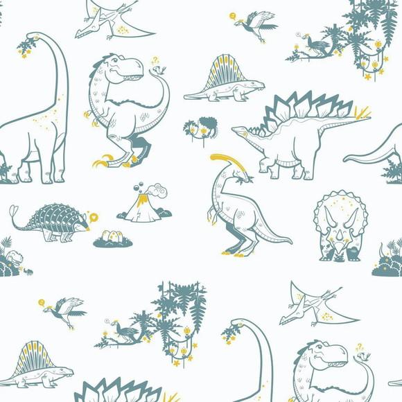 Papel de parede Auto Adesivo Dinossauro Decor15