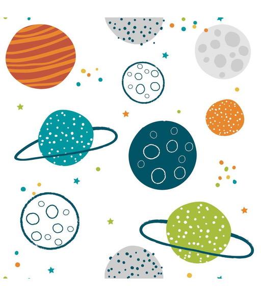 Papel de parede Planetas Espaço colors