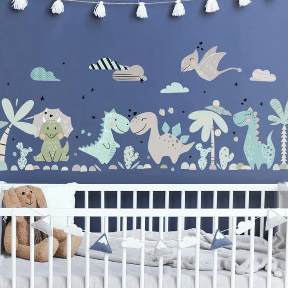 Adesivo de Parede Dinossauro Baby Infantil