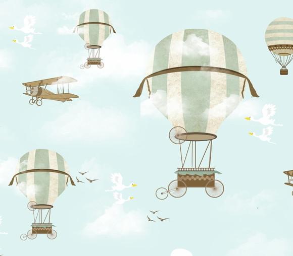 Papel de Parede Balão Aviador m²